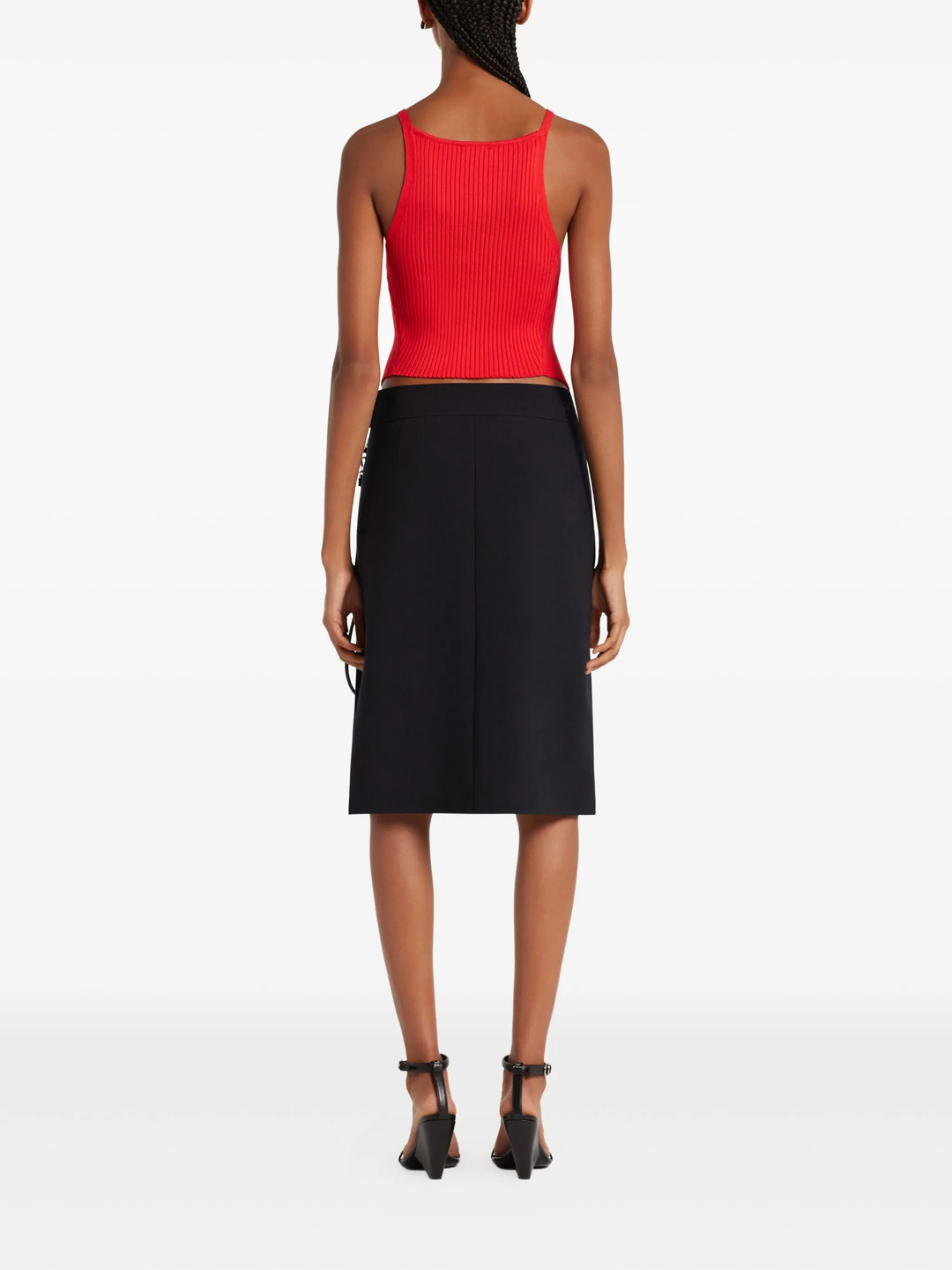 Circle Rib Knit Top