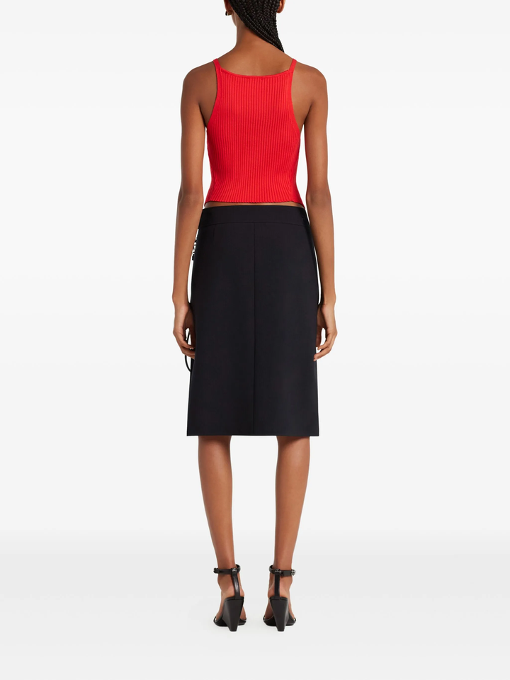 Circle Rib Knit Top