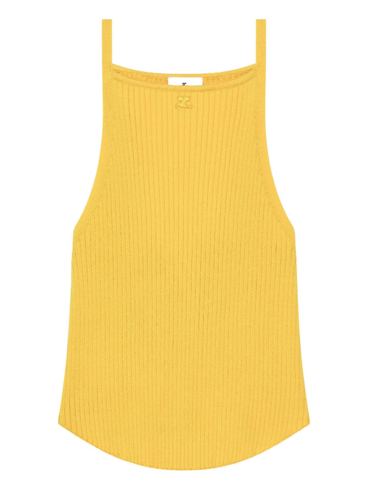 Circle Rib Knit Top