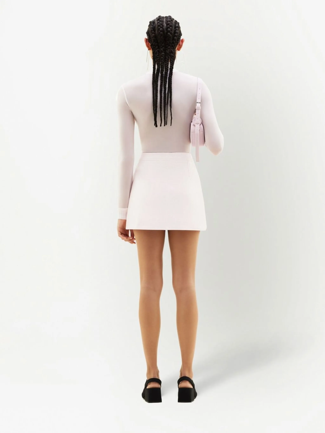 Reedition Vinyl Mini Skirt