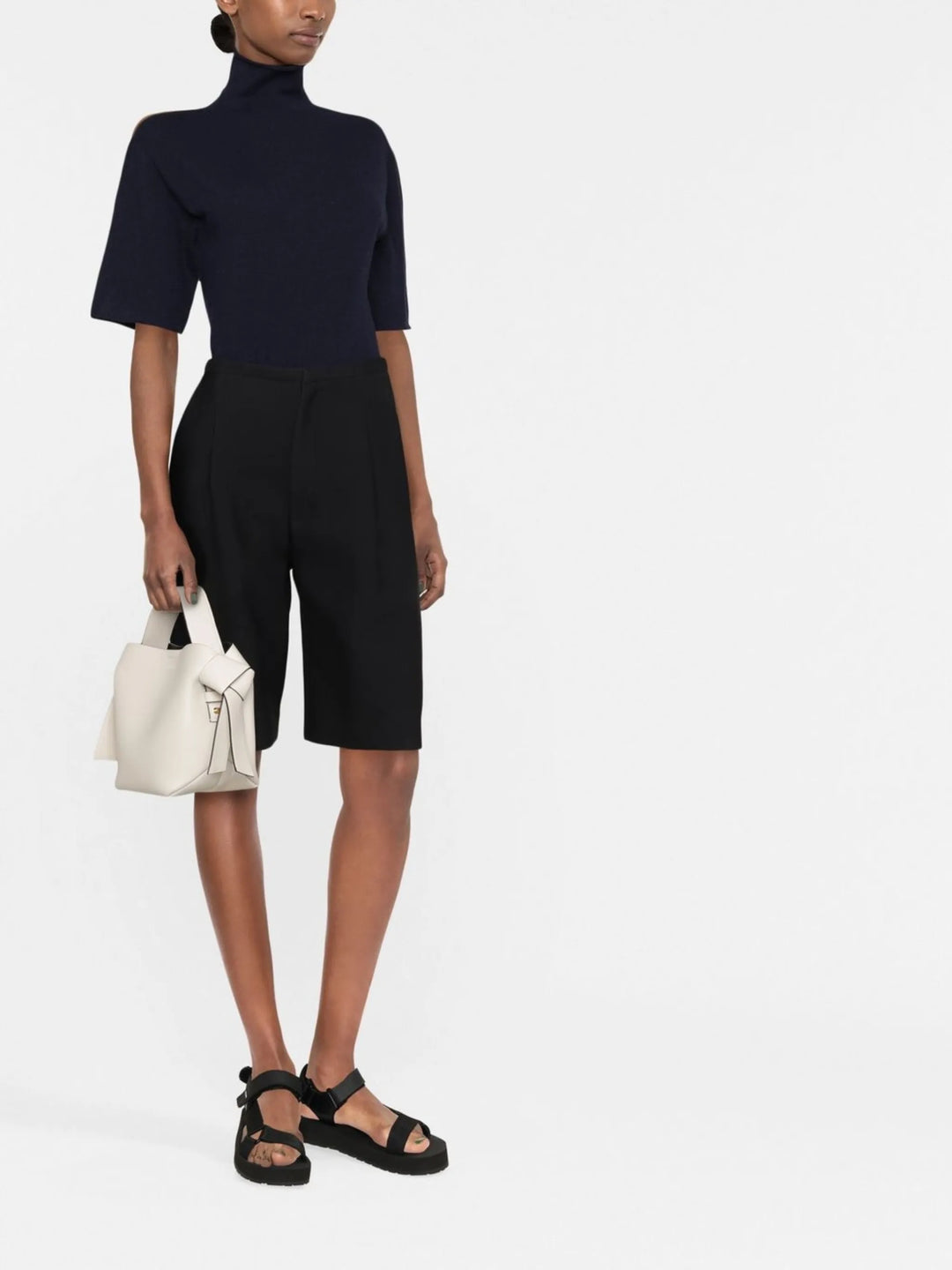 High Neck Superfine Eco Cashmere Top