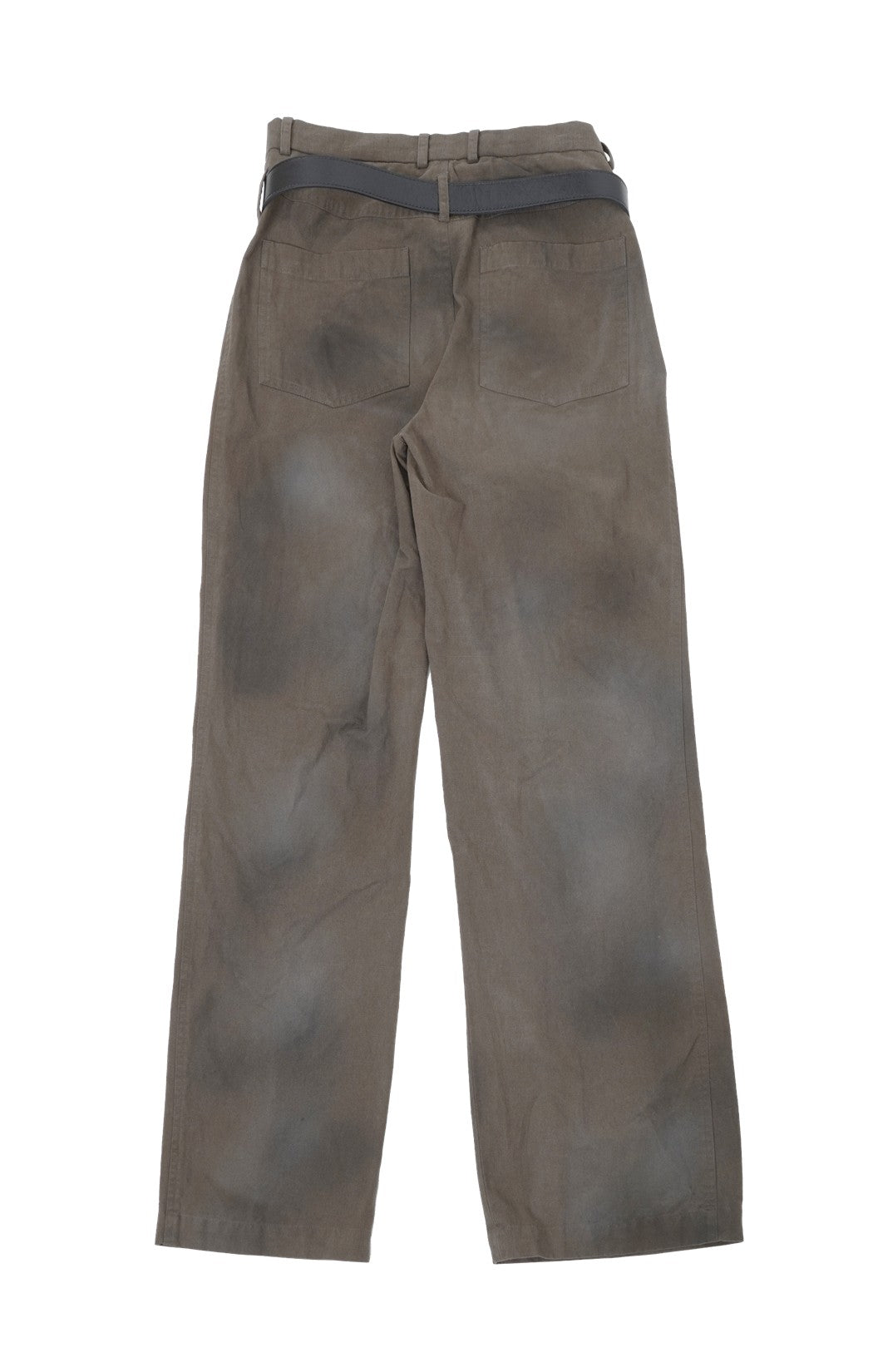 Belt-Press-Made Tuck Pants