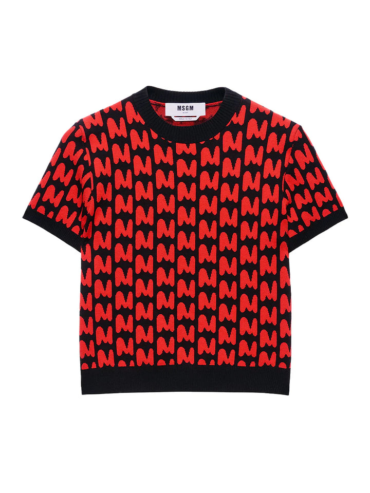 Maglia Two-Colourway Knit Top