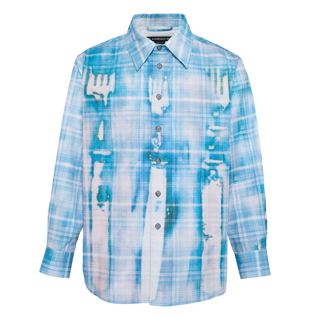 Trompe Loeil Printed Check Shirt