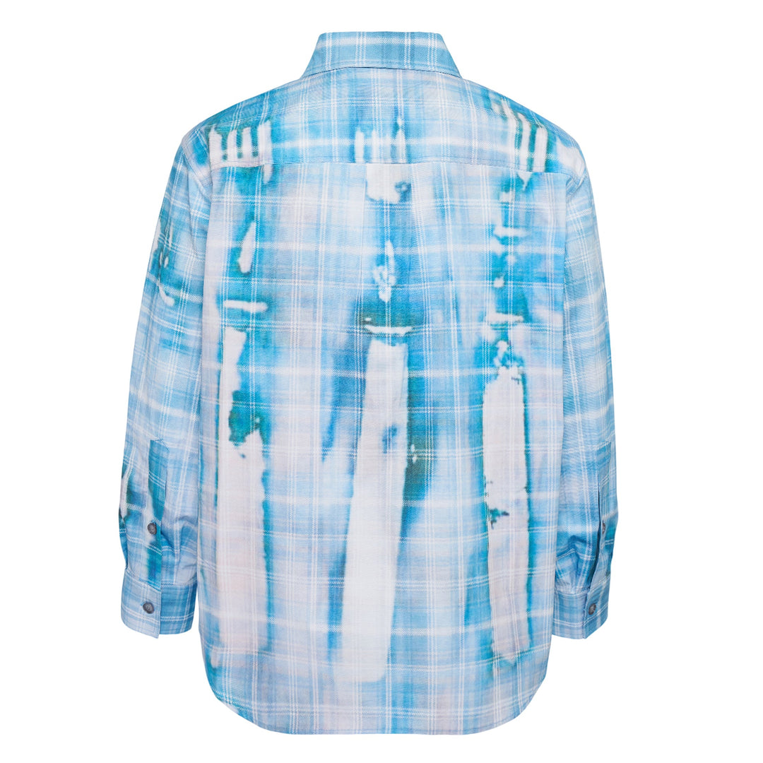 Trompe Loeil Printed Check Shirt