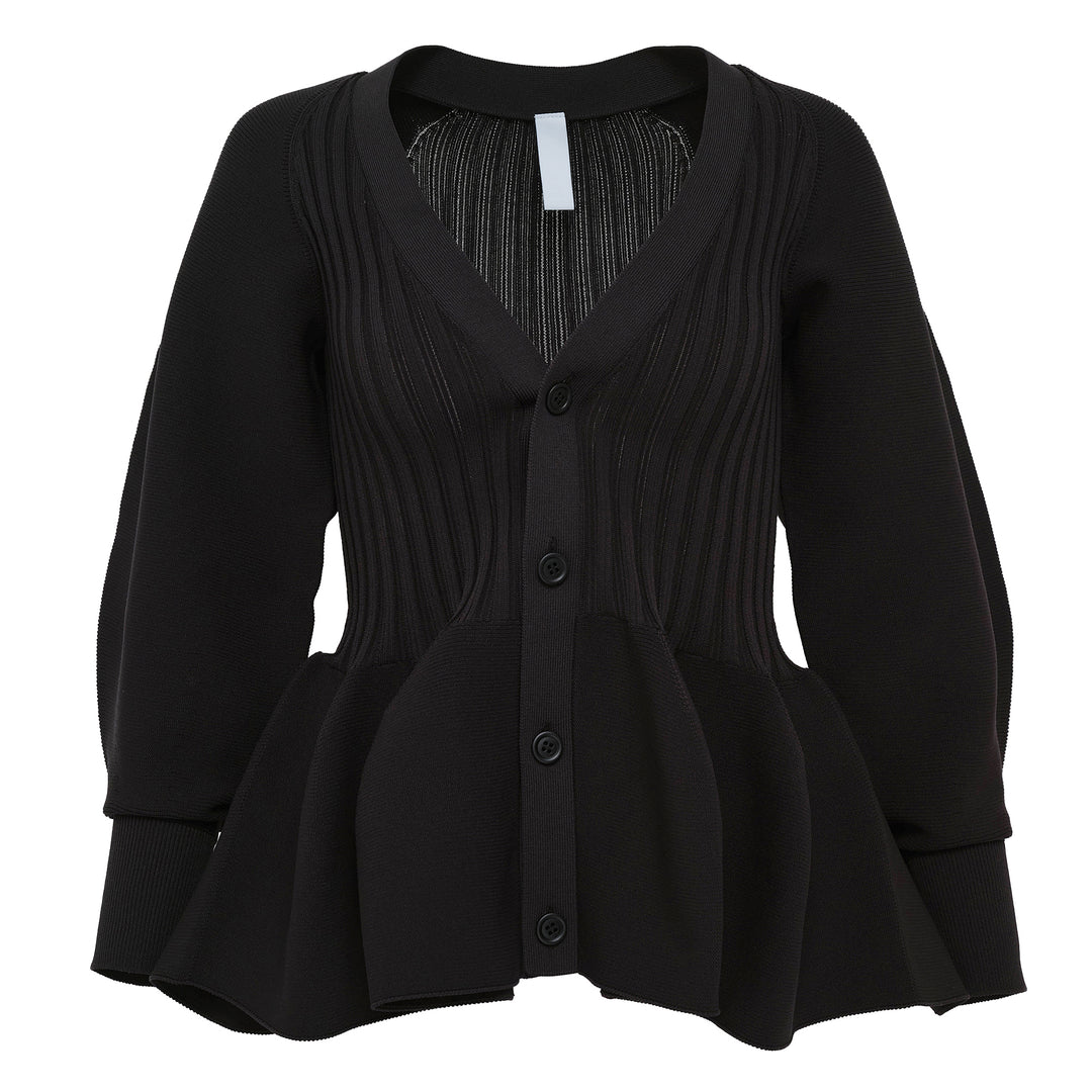Pottery Puff Sleeve Cardigan