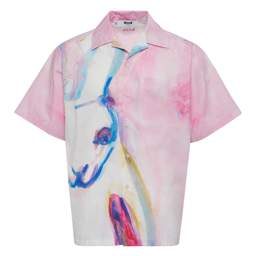 Camicia Print Button-Up Shirt