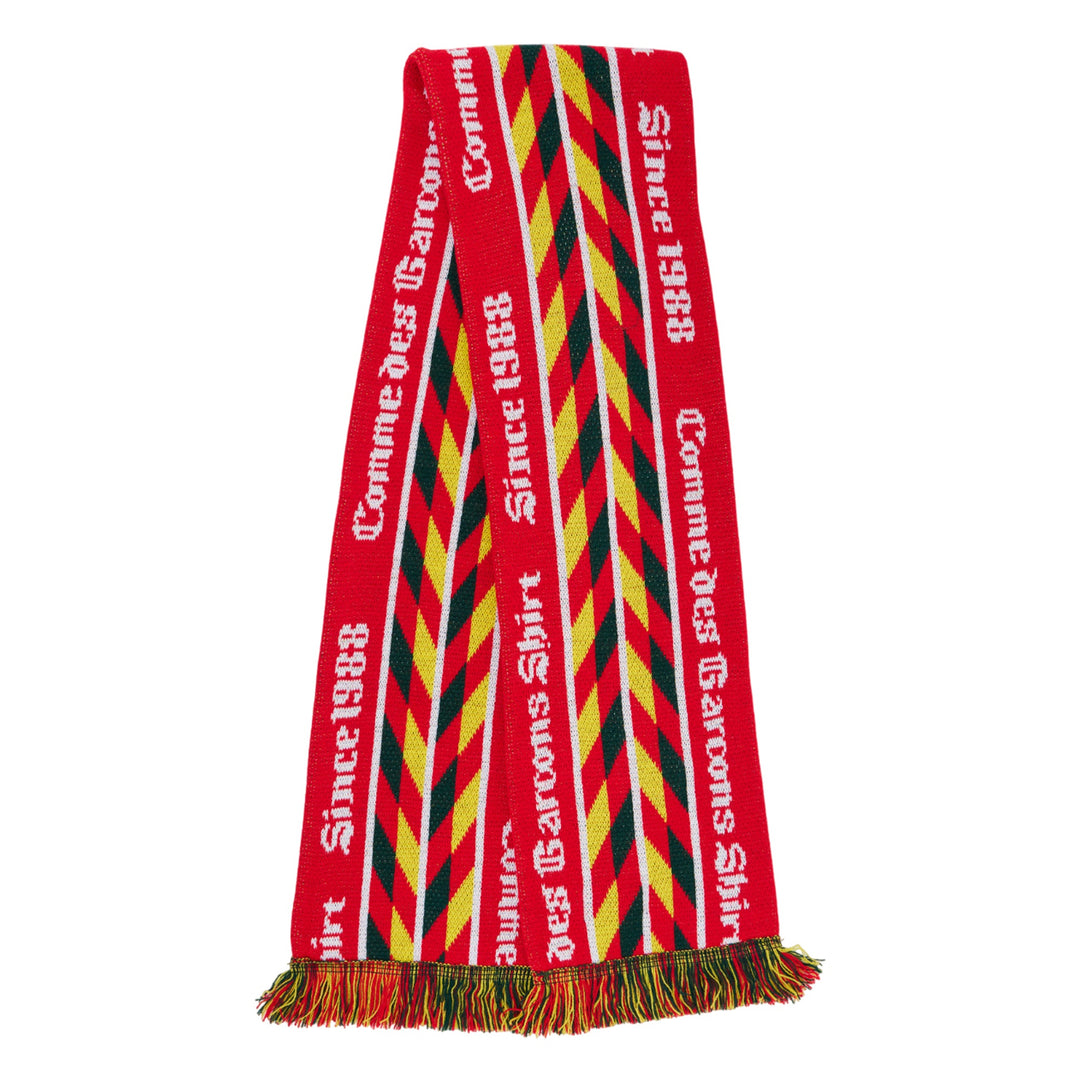 Knitted Jacquard Acrylic Football Scarf