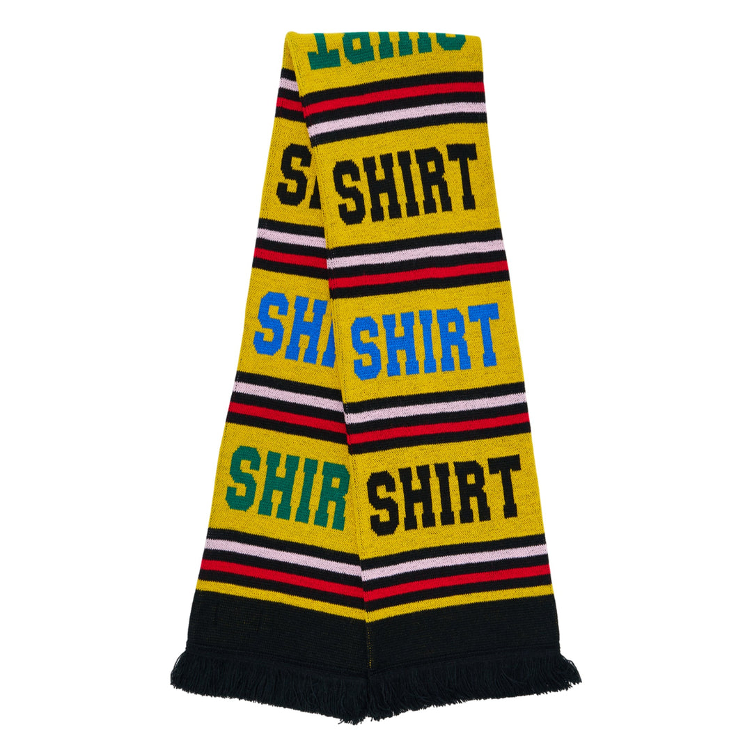 Knitted Jacquard Acrylic Football Scarf
