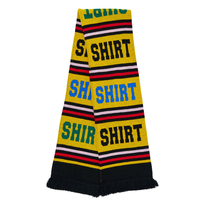 Knitted Jacquard Acrylic Football Scarf