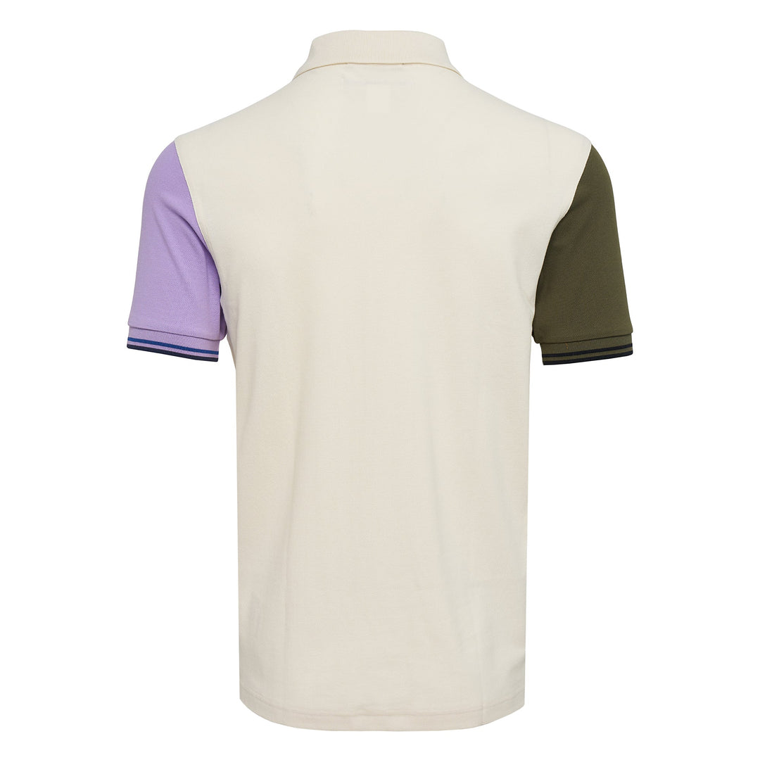 CDG SHIRT x FRED PERRY Color-Block Polo Shirt