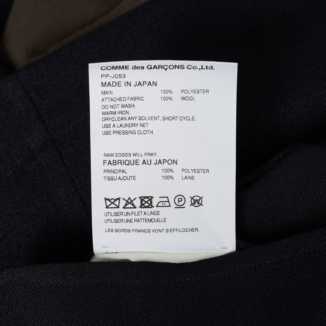 Polyester Gabardine x Wool Jacket