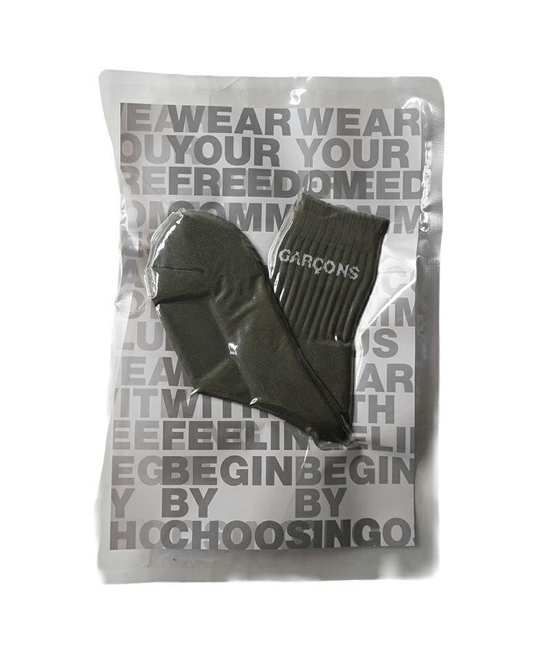 Logo Rib Socks Short