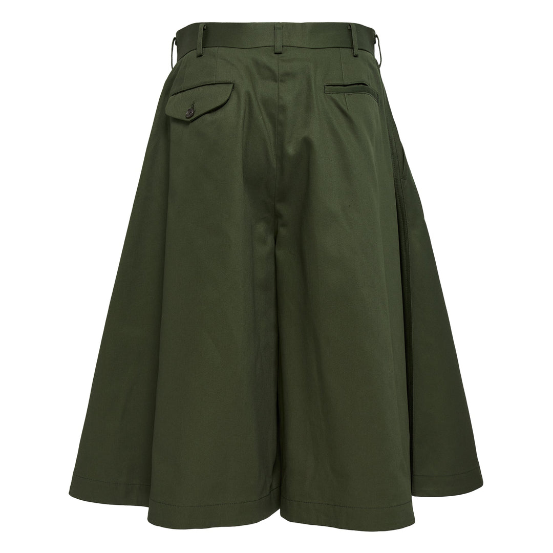 Cotton Chino Flared Pants