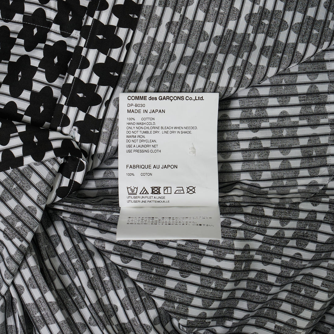 Cotton Broad Stripe Printed Long Sleeve Shirt