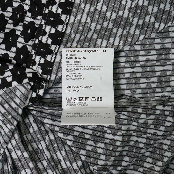 Cotton Broad Stripe Printed Long Sleeve Shirt