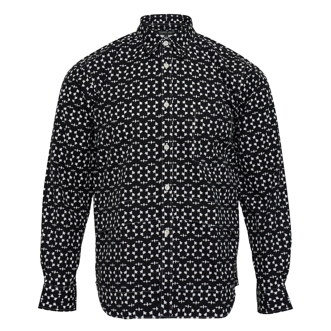 Cotton Broad Printed Long Sleeve Shirt