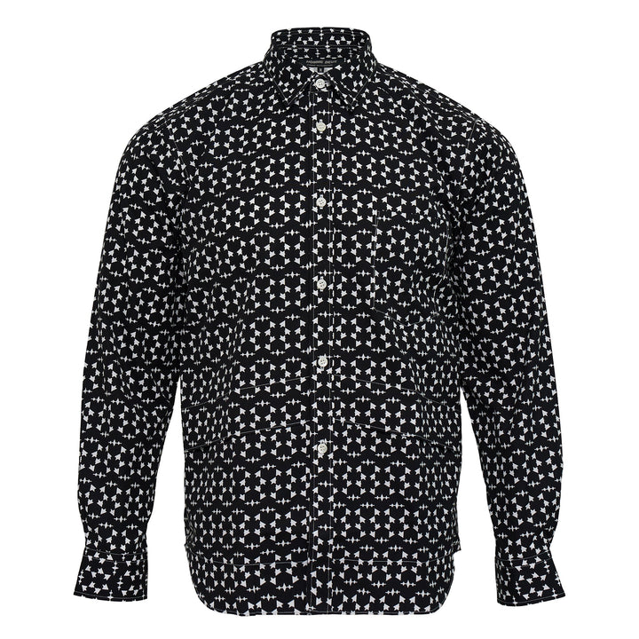 Cotton Broad Printed Long Sleeve Shirt
