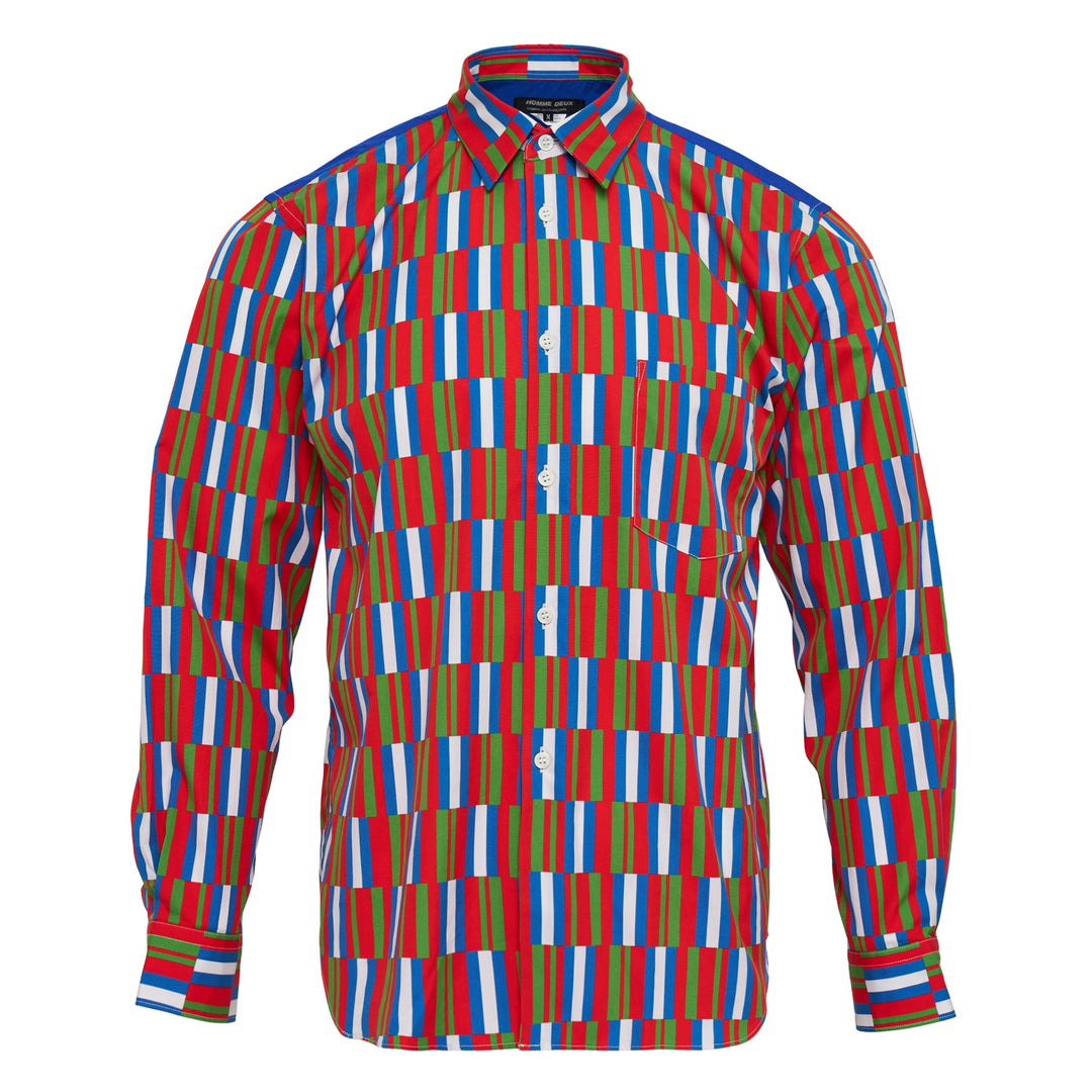 Cotton Broad Printed Long Sleeve Shirt