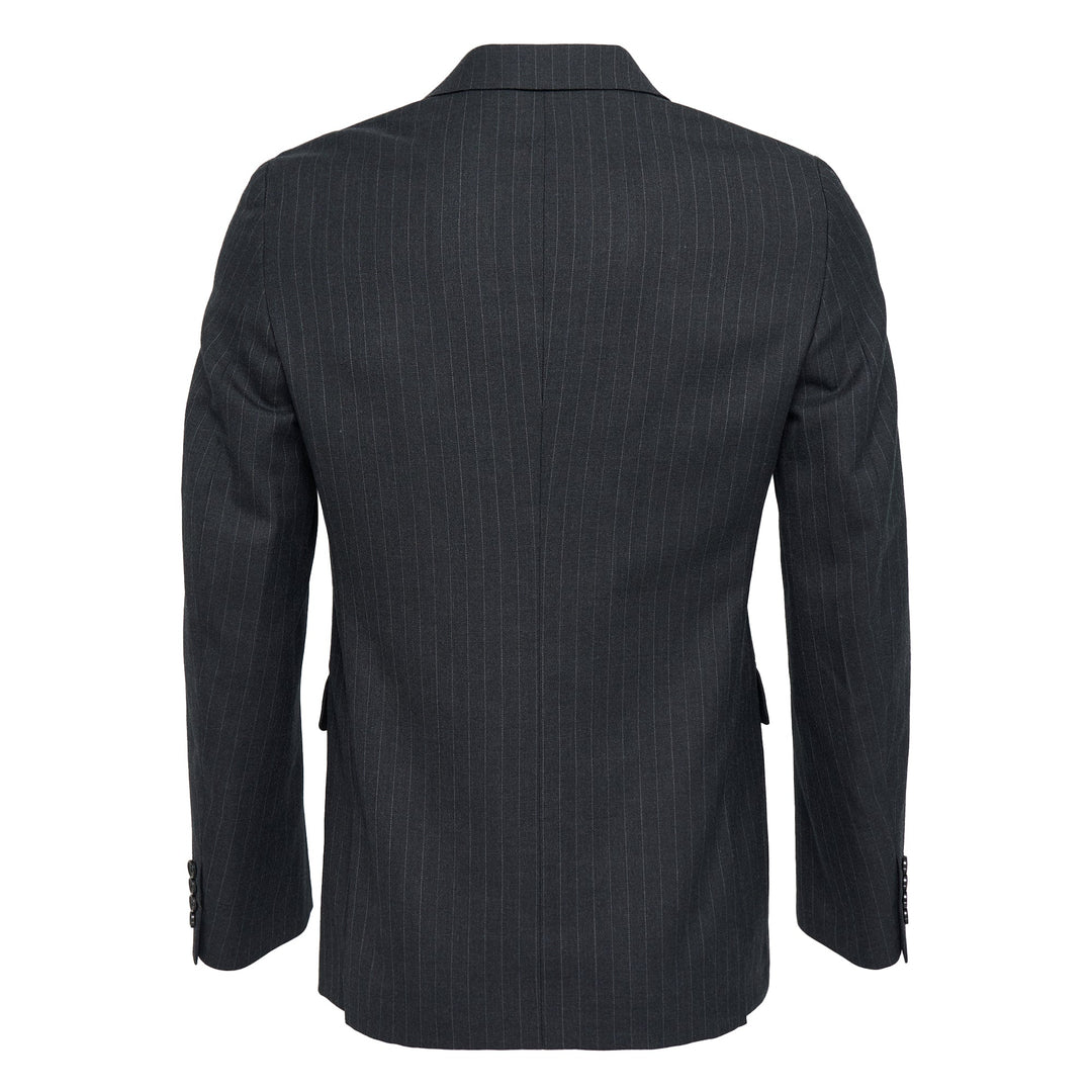 Wool Serge Pinstripe Rose Jacket