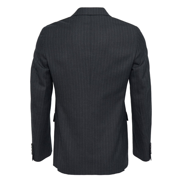 Wool Serge Pinstripe Rose Jacket