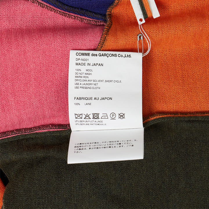 Wool Jersey Patchwork Cardigan