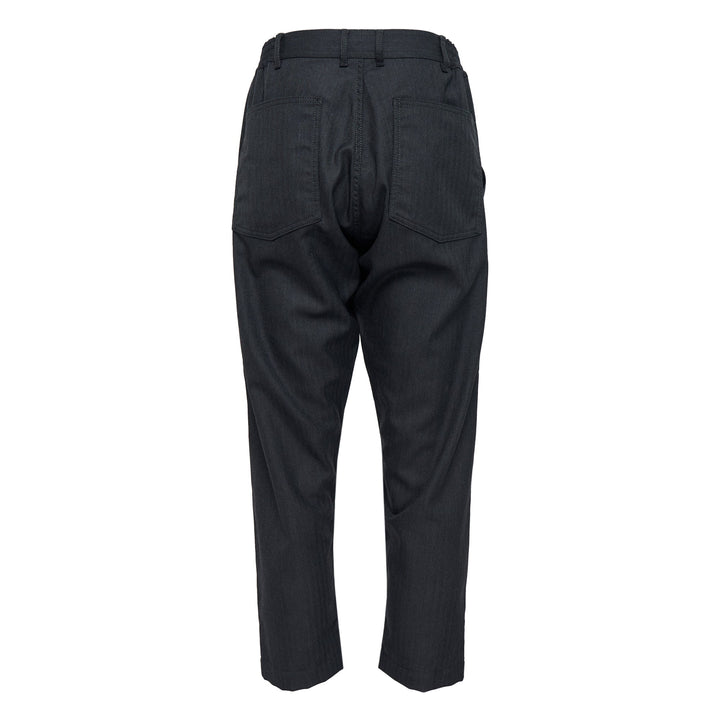 Wool Herringbone Pants