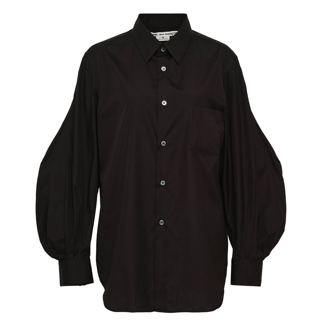 Cotton Broad Court Sleeves Blouse