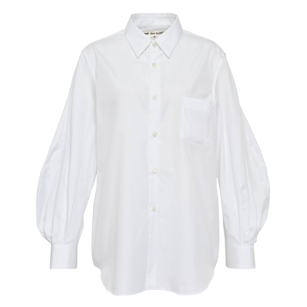 Cotton Broad Court Sleeves Blouse