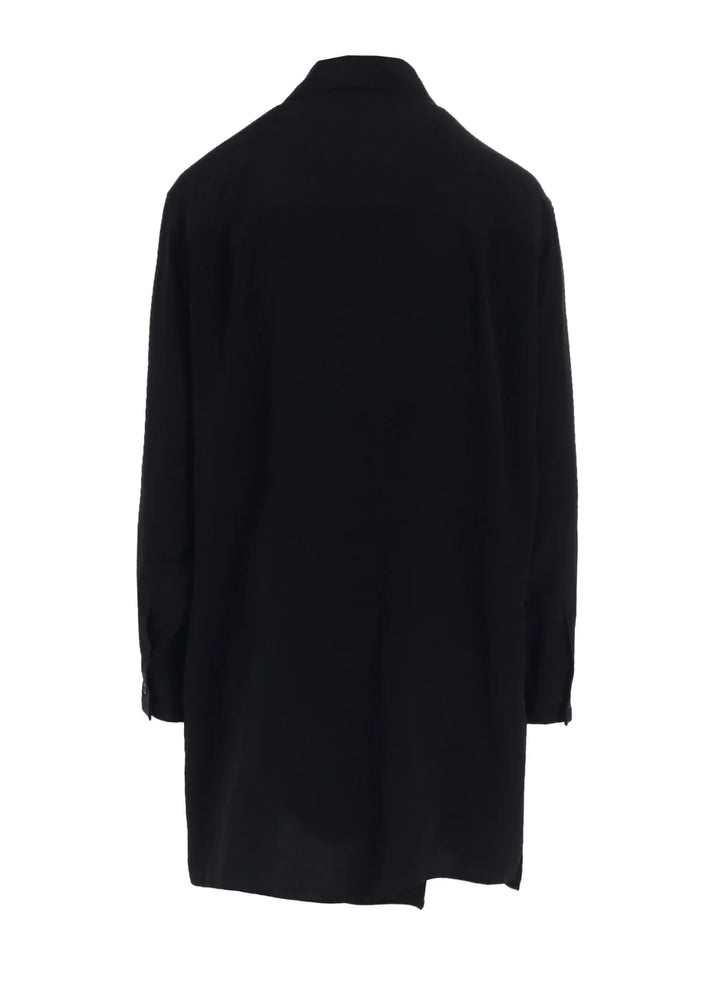 Right Side Slit Asymmetry Blouse