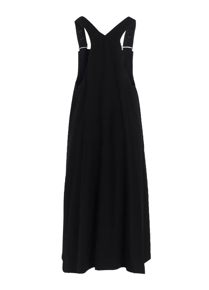 Gabardine Overalls Dress