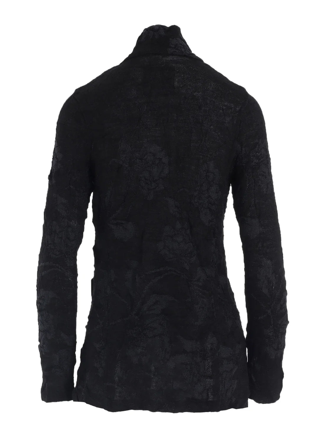 Big Flower Wrinkled Knit Jacket