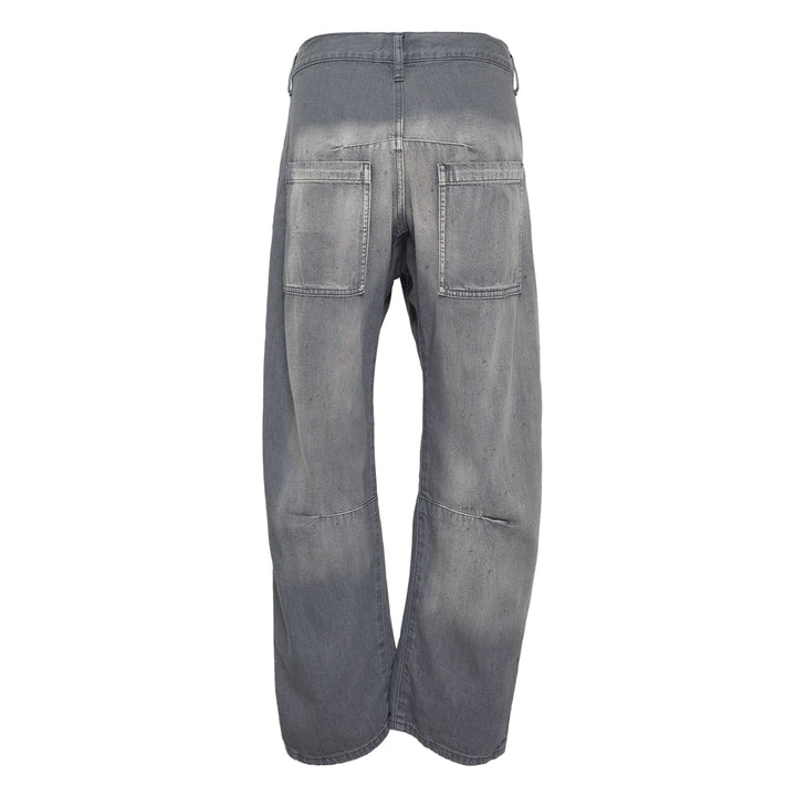 Wide Pants With Gusset