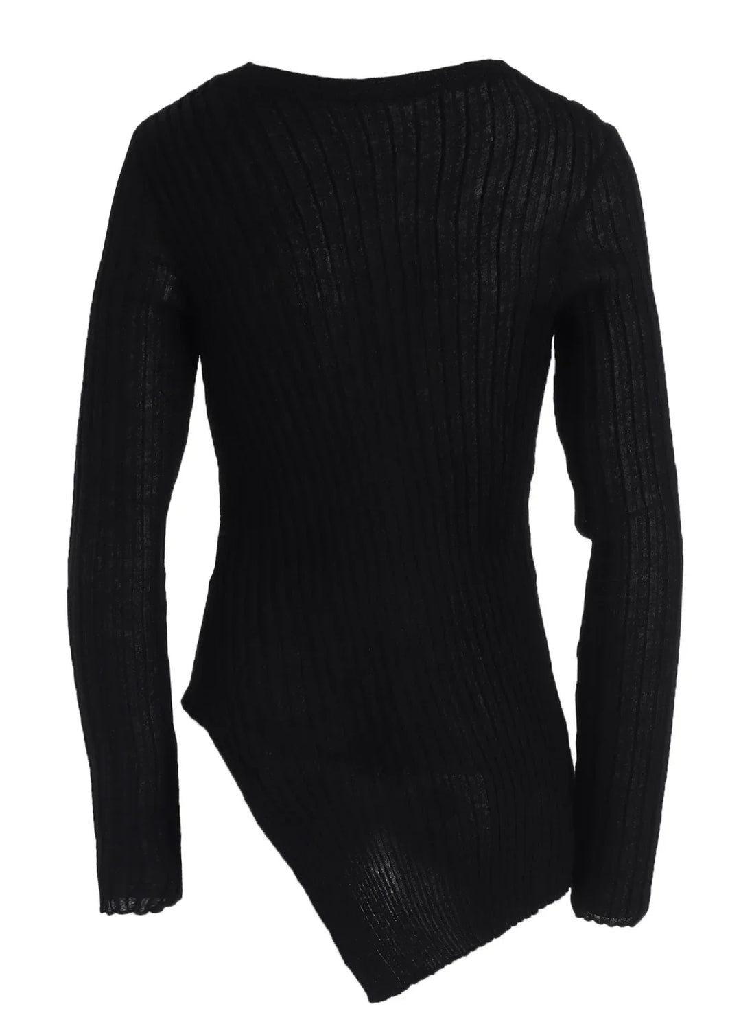 Diagonal Round Neck Top