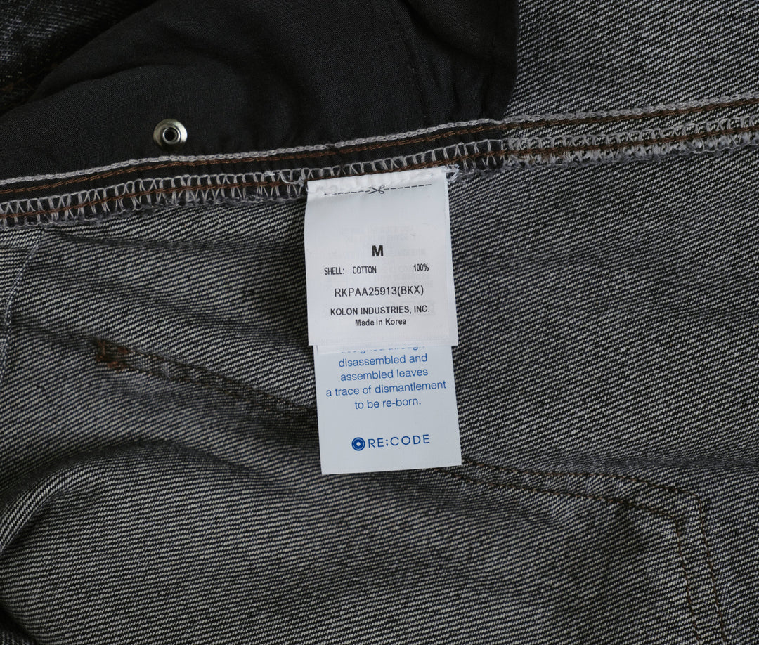 Waist Raw Edged Denim Pants