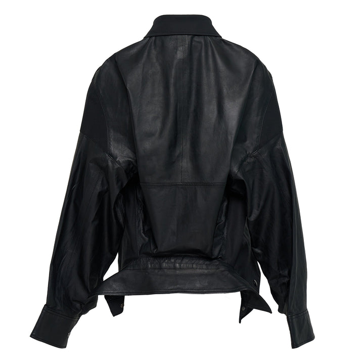 Upside-Down Leather Jacket