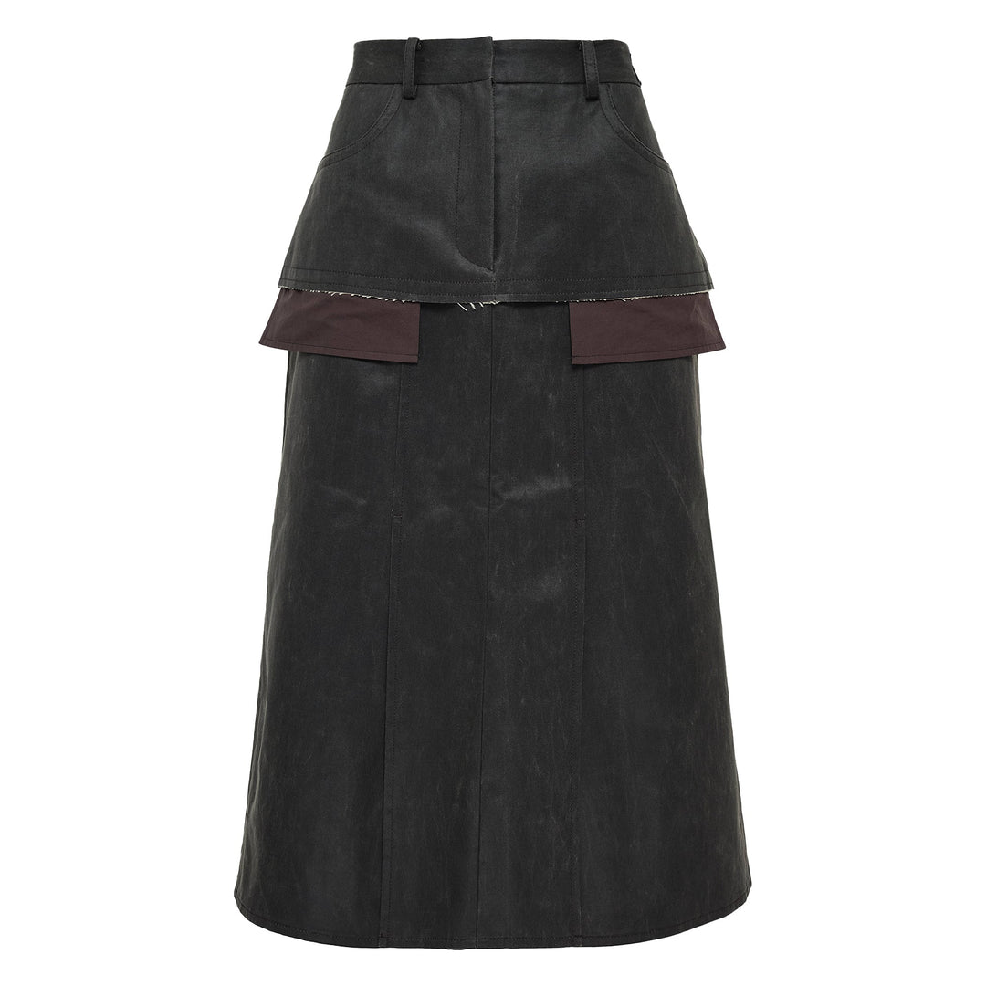 Faux Leather Skirt