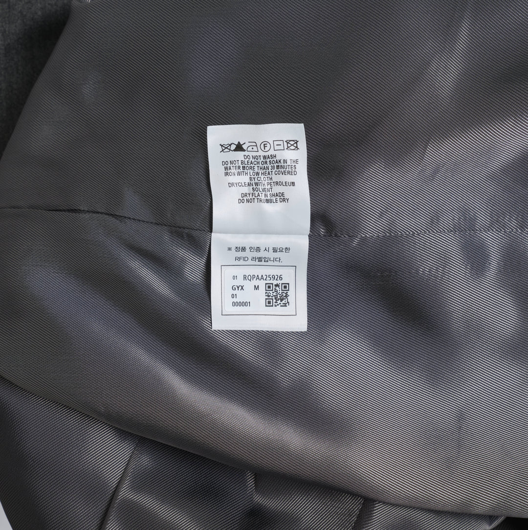 Raw Edge Tailored Trousers