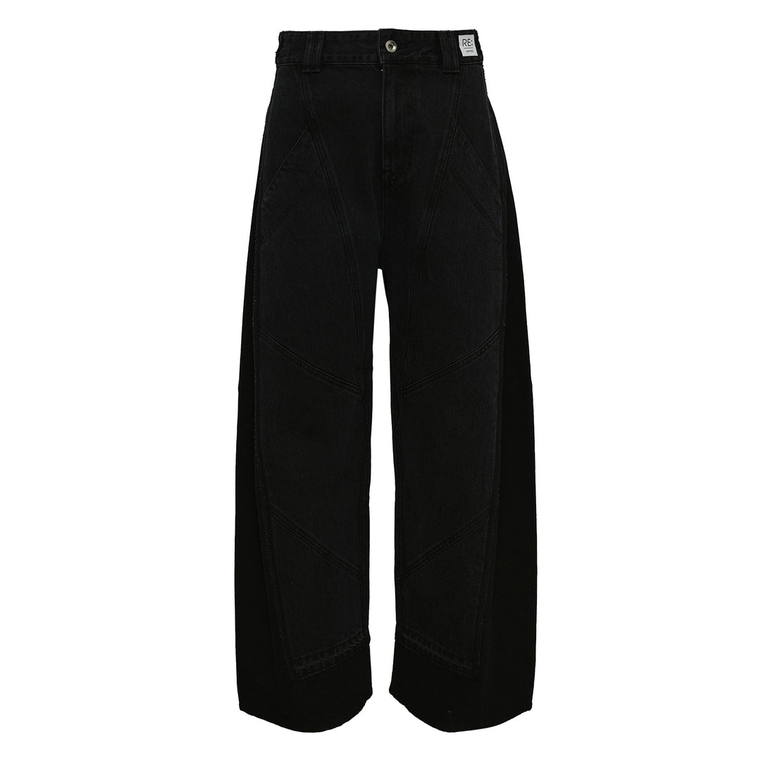 Patch Denim Pants