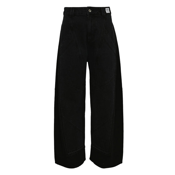 Patch Denim Pants