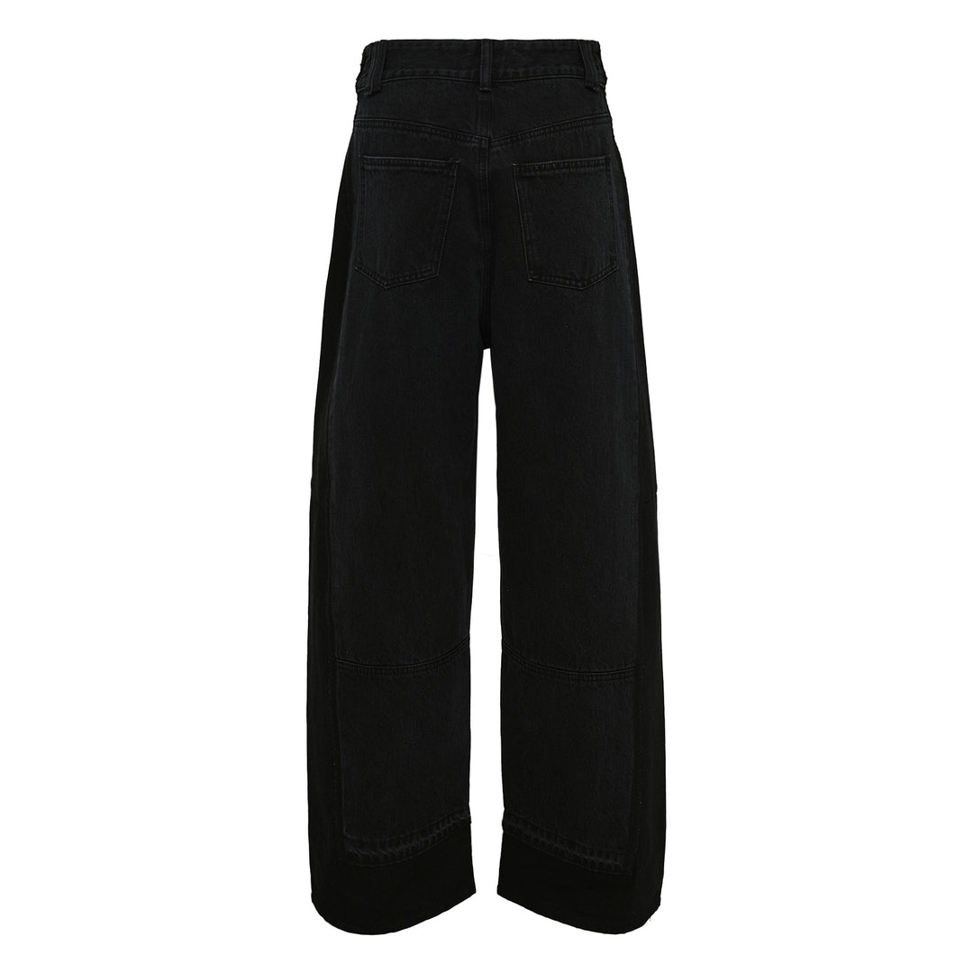 Patch Denim Pants