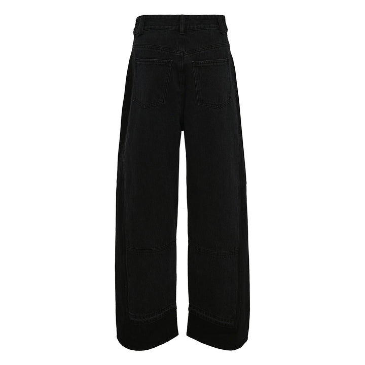 Patch Denim Pants