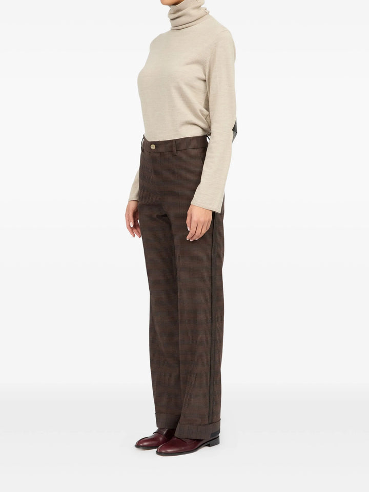 Checked Trousers