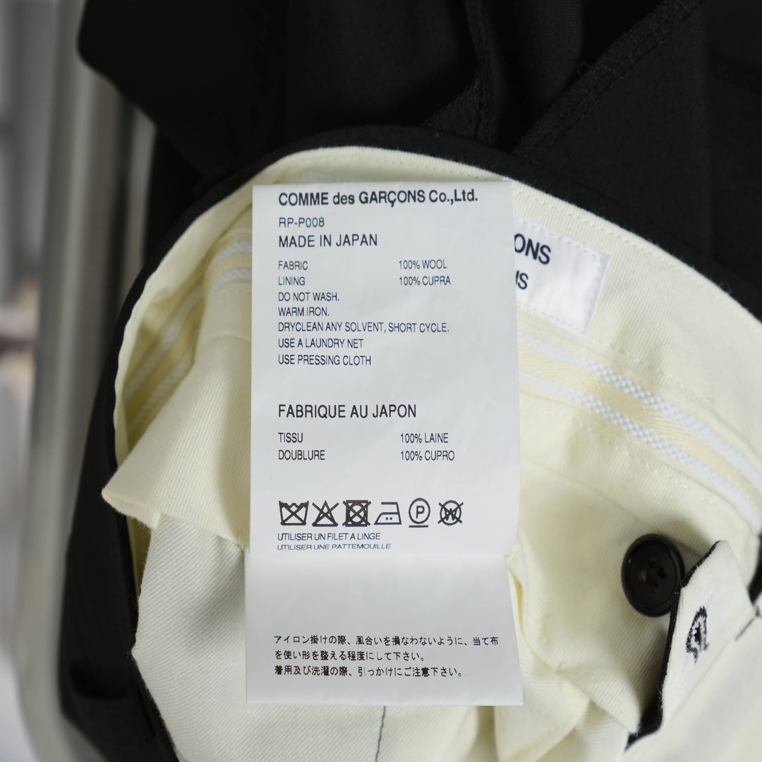 Frilled Hem Straight Pants