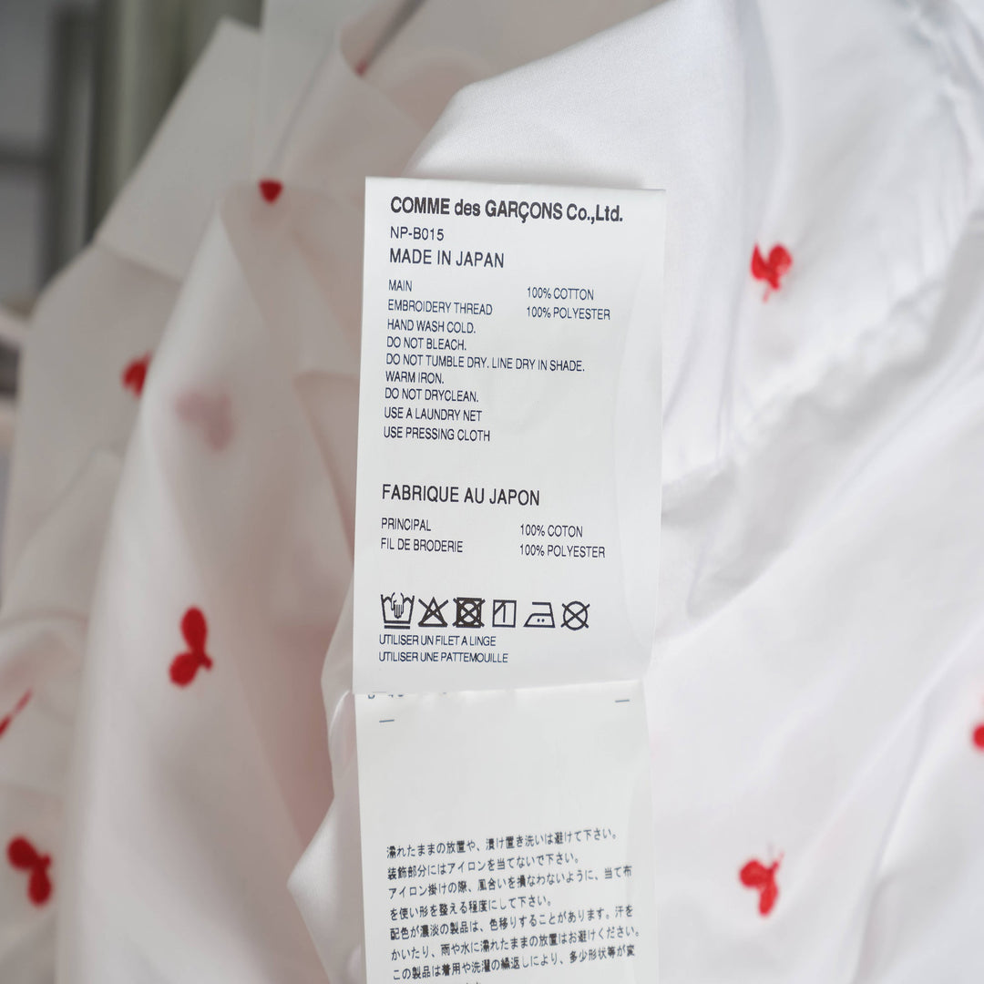 Embroidery Leaf Pattern Blouse