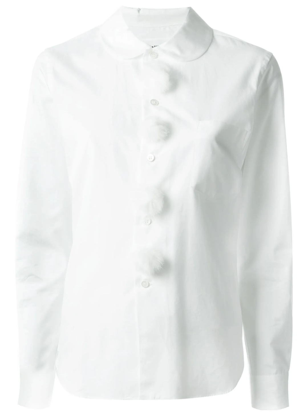 Embroidery Leaf Pattern Blouse
