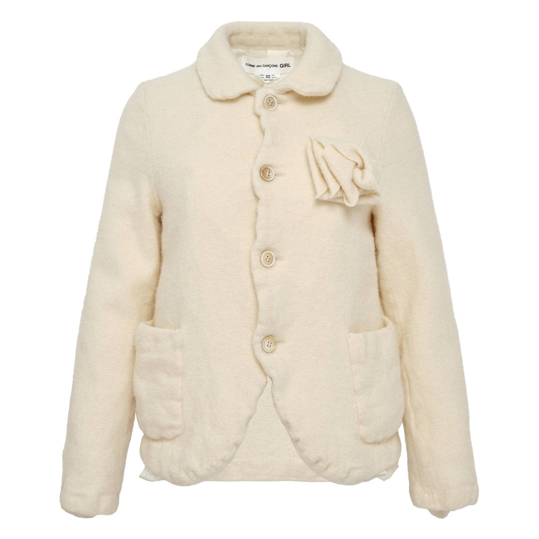 Flower Applique Jacket