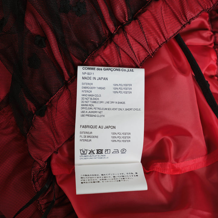 Flower Pattern Fake Two-Piece Dress