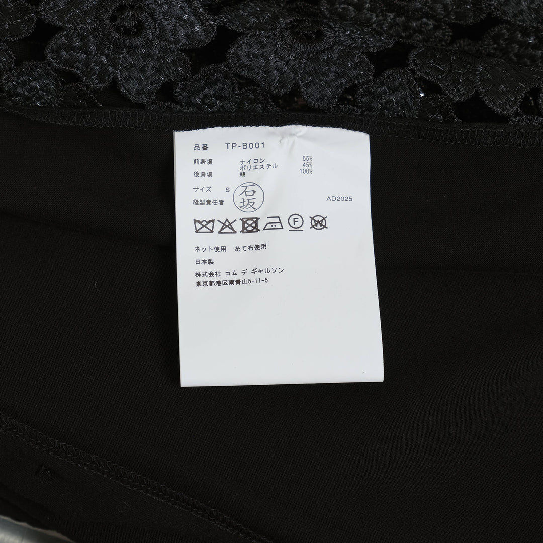 Nylon Polyester Sequin Embroidery Top