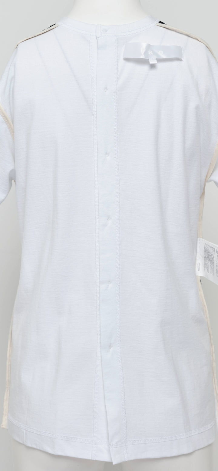 Rayon Polyester Sequin Embroidery Tee